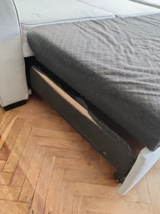 Sofá cama chaise longue 3 plazas