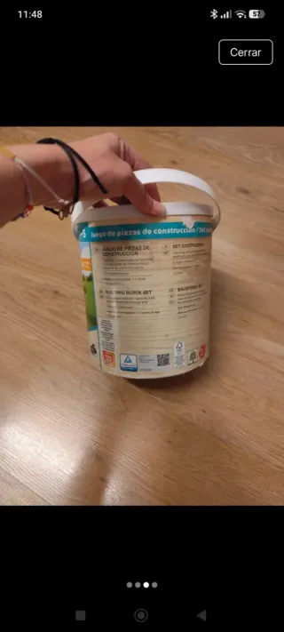 Juego de construcción de madera