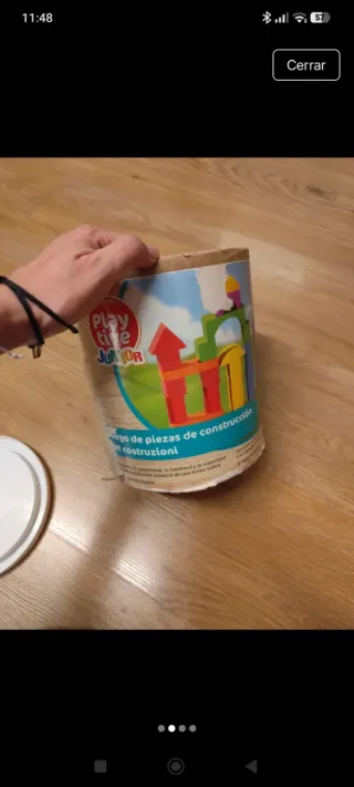 Juego de construcción de madera