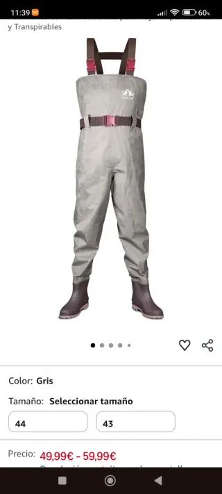 Vadeadores de Pesca Night Cat talla 43