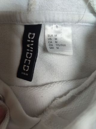 Sudadera United Girls corta plateada