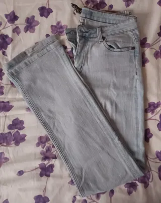 Jeans rectos claros