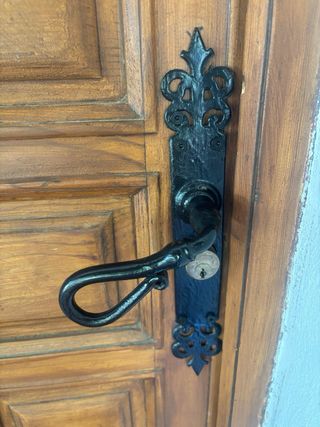 Puerta madera exterior 198x79cm