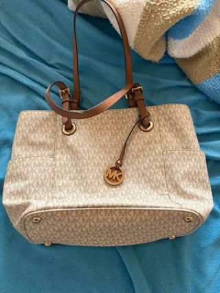 Bolso Michael Kors Beige y Marrón