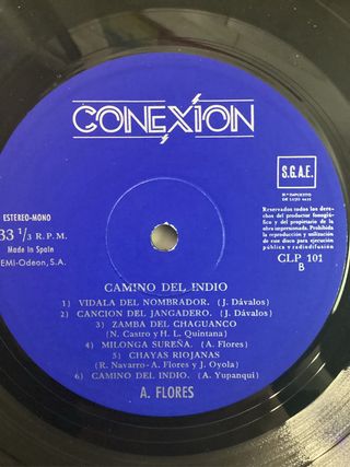 Amable Flores Camino del Indio LP