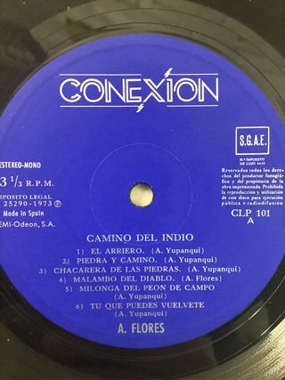 Amable Flores Camino del Indio LP