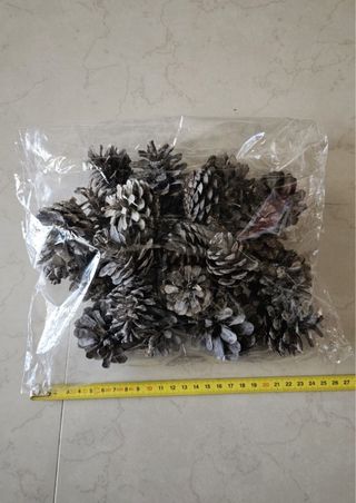 Piñas naturales decorativas para centro de mesa