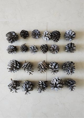 Piñas naturales decorativas para centro de mesa