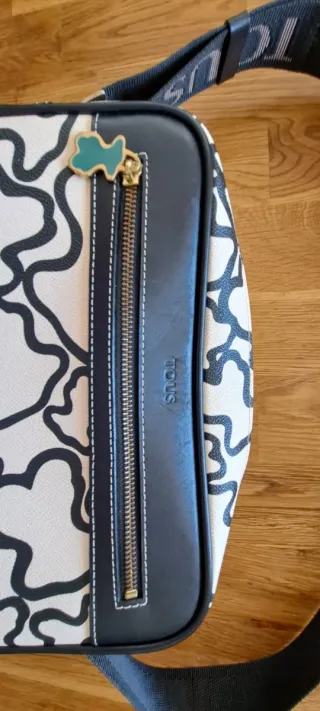 Bolso Tous Kaos Beige y Negro