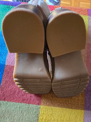 Botines  Rosa Amada de piel