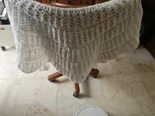 Toquilla lana hecha a mano vintage