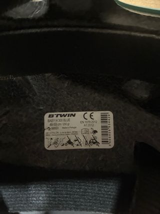 Casco Bici Infantil Azul Animales 46-57cm