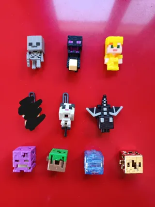 Figuras Minecraft Kinder Joy