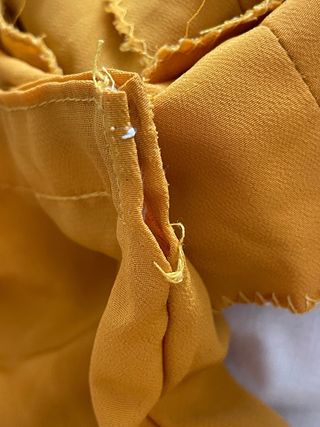 Traje Flamenca Mostaza Volantes