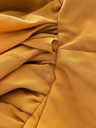 Traje Flamenca Mostaza Volantes