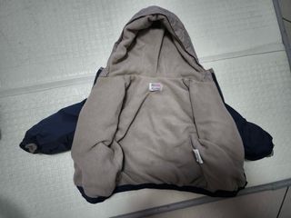 Giubbotto Prenatal Bambino Blu con Cappuccio