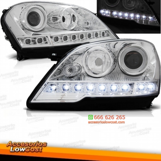 FAROS LUZ DIURNA Y LUPA MERCEDES ML W164. 08-11.