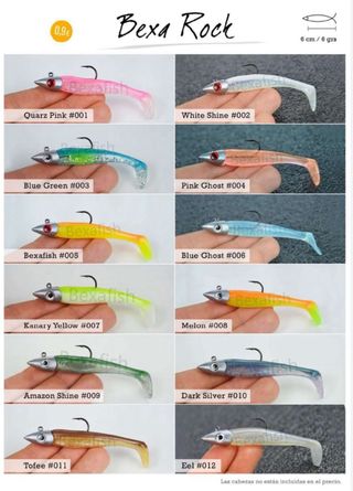Vinilos de pesca (Bexafish)