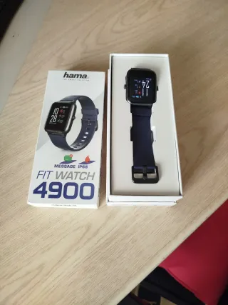 Reloj Hama Fit Watch 4900 - en su caja