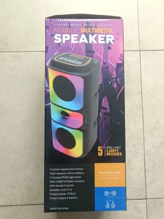 Altavoz Bluetooth MS-3630BT LED