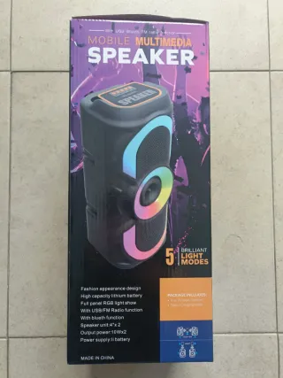 Altavoz Bluetooth MS-3630BT LED