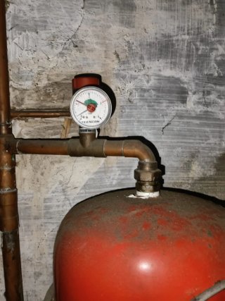 Caldera gasoil roja