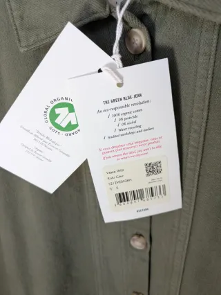 Chaqueta Will Verde Militar Talla S