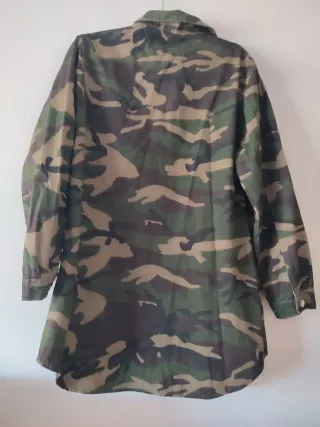 Chaqueta larga camuflaje unisex