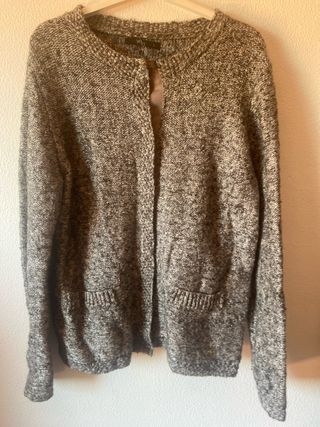 Jersey Yera Gris Talla L Bolsillos