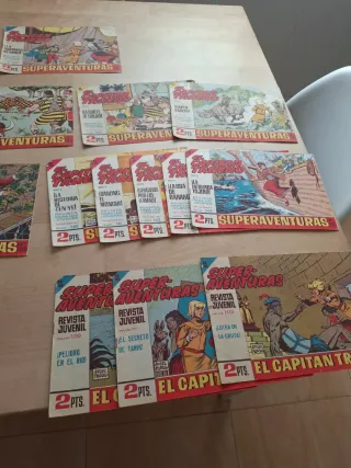 Cómics tebeos antiguos capitán trueno años 50-60