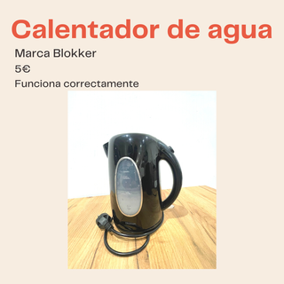 Calentador de agua Blokker 5€