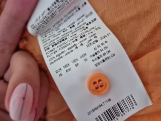 Vestido Bimba y Lola Naranja Talla XS