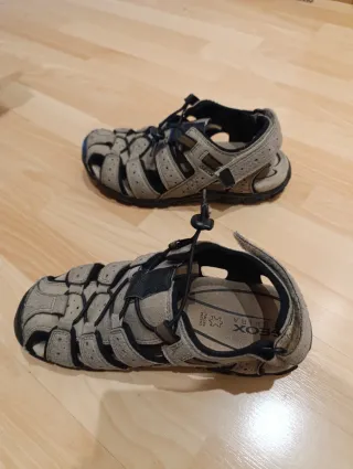 Sandalias Geox Talla 40 Beige/Negro