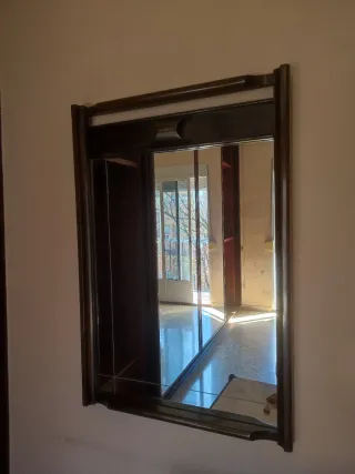 Cama, cabecero, 2 mesitas de noche y cómoda