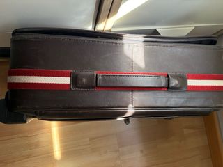 Trolley de piel Bally marrón