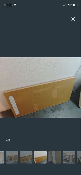 Cuna de bebé de madera IKEA