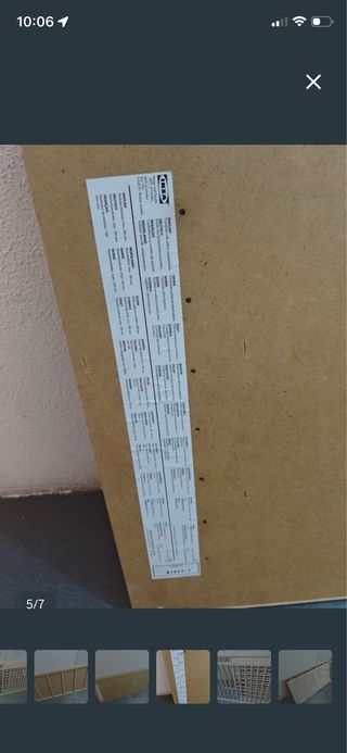 Cuna de bebé de madera IKEA