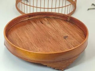 Jaula de bambú vintage