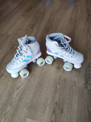 Patines blancos 4 ruedas