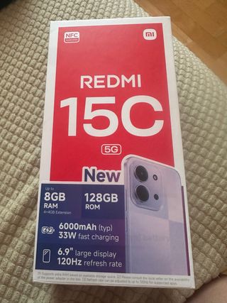 Xiaomi Redmi 15C 5G 128GB. No regateo.