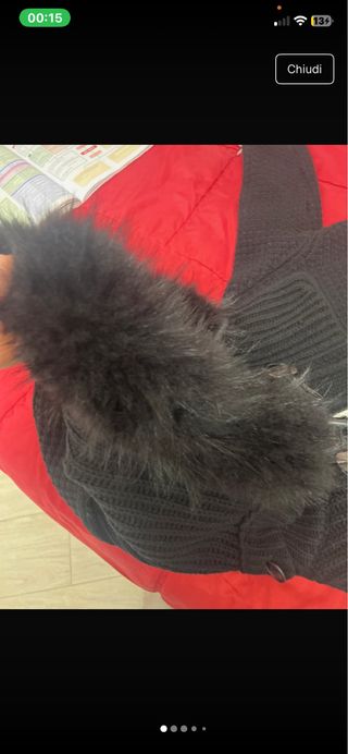Bark Giacca Maglia Nera Taglia M perfetto