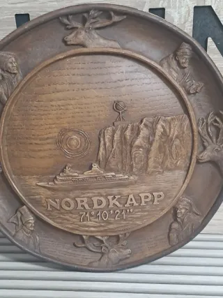 Plato decorativo Nordkapp madera