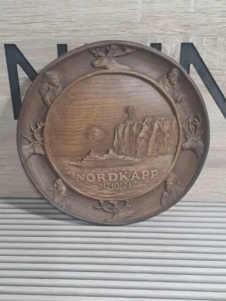 Plato decorativo Nordkapp madera