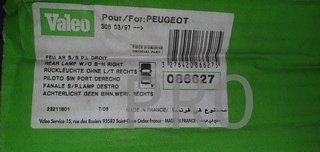 piloto peugeot 306 derecho valeo