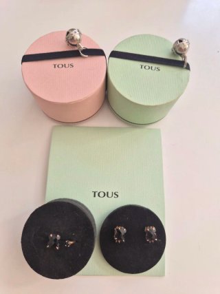 Anillo Tous Erma Vermeil rosa y ónix
