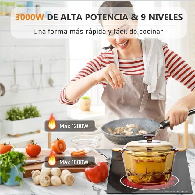 Placa Vitrocerámica 2 Fuegos - miniatura 3