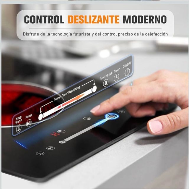 Placa Vitrocerámica 2 Fuegos - miniatura 2