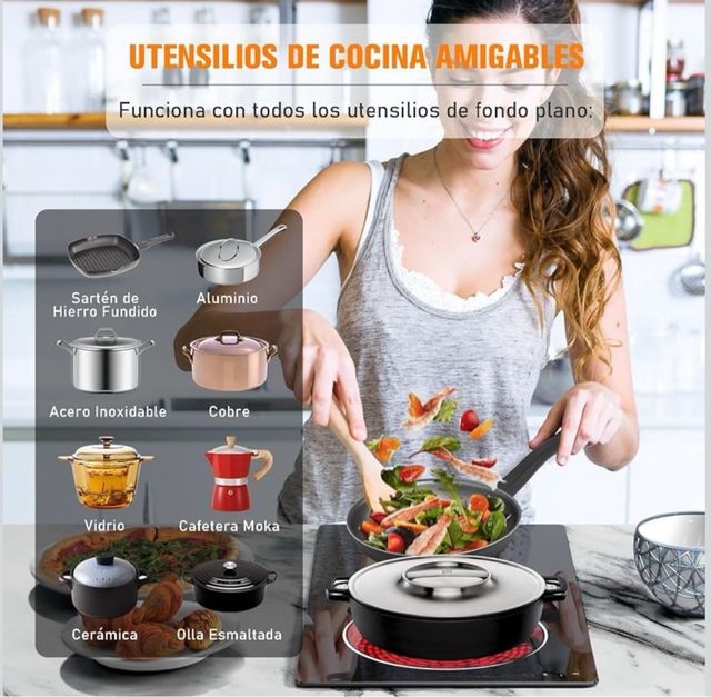 Placa Vitrocerámica 2 Fuegos - miniatura 5