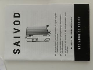 Radiador Saivod Negro/Blanco