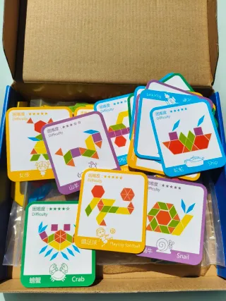 Juego de Dibujo Pattern Blocks 155 Piezas